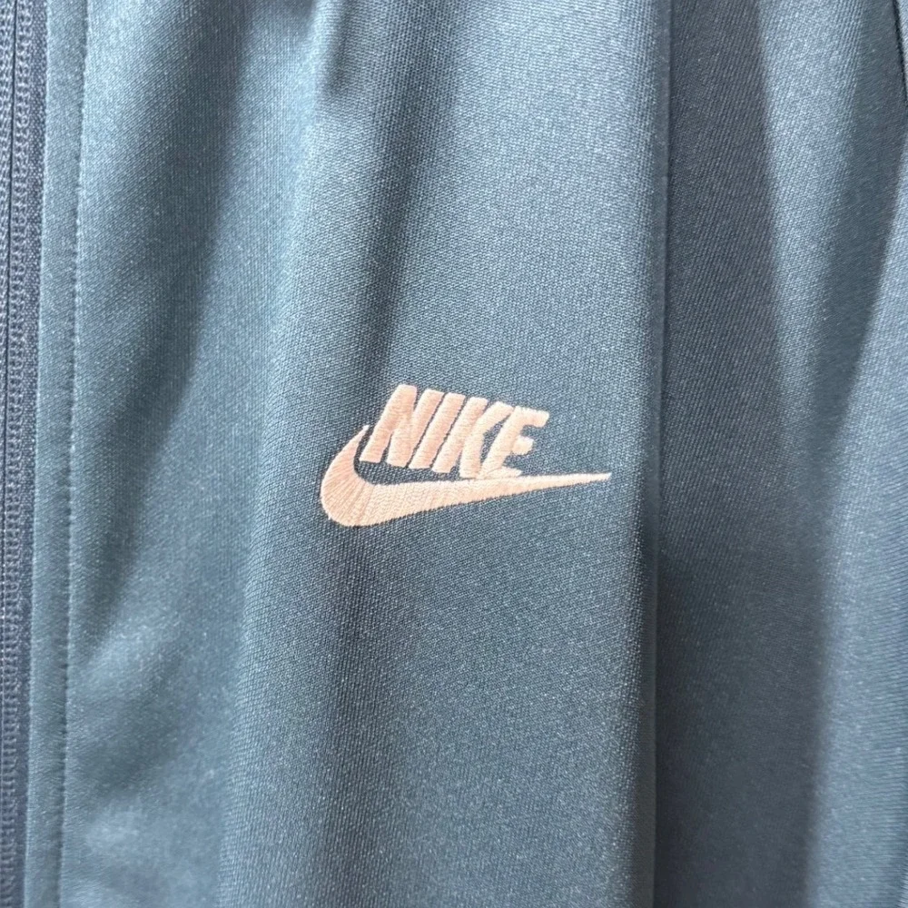 Nike Mens XXL Teal Blue Orange N98 Tribute Track Jacket Full Zip Retro Athletic